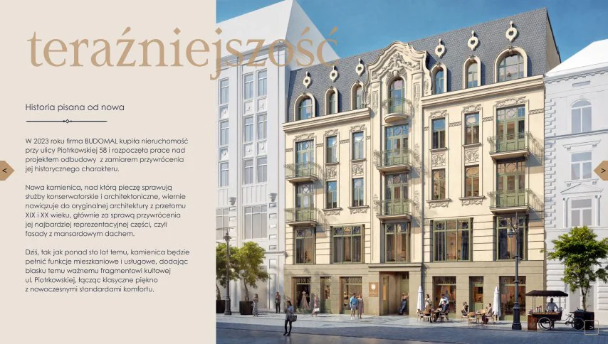 Kamienica Konesera — prezentacja, apartamenty