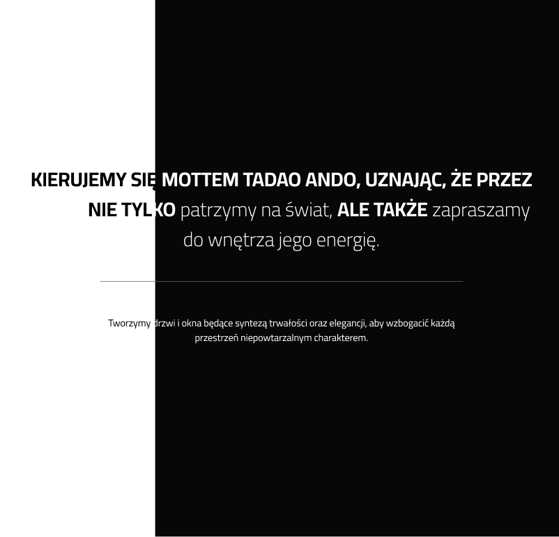 MStudio — motto marki oparte na cytacie Tadao Ando