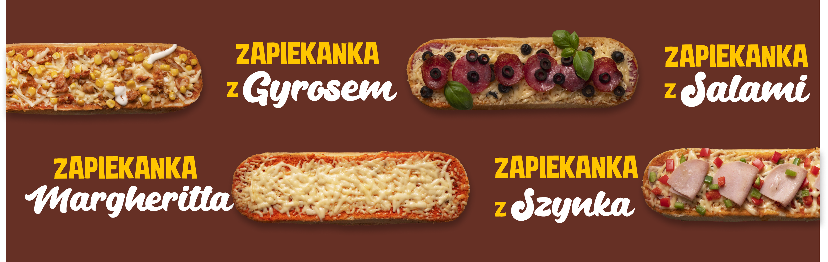 ZAPIETTA — linia opakowań: gyros, salami, margheritta, szynka